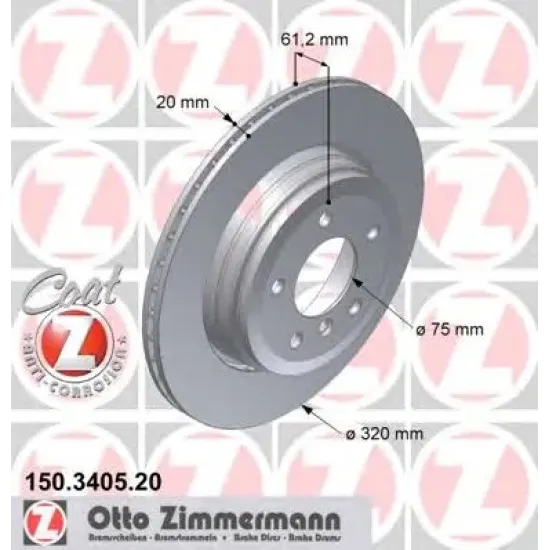 Disc Frana ZIMMERMANN 150.3405.20