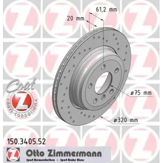 Disc Frana ZIMMERMANN 150.3405.52