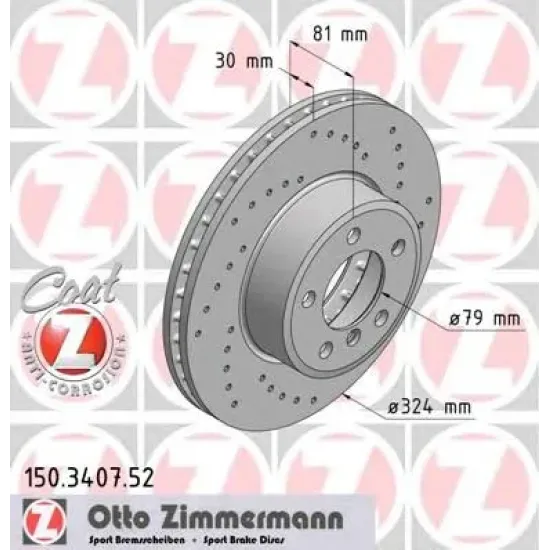 Disc Frana ZIMMERMANN 150.3407.52