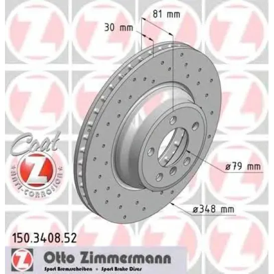 Disc Frana ZIMMERMANN 150.3408.52