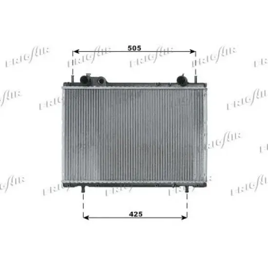 Racire Motor, Radiator FRIGAIR 0104.3100