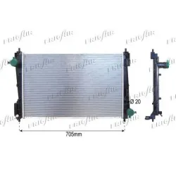 Racire Motor, Radiator