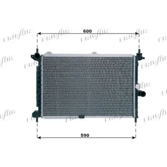 Racire Motor, Radiator FRIGAIR 0107.3001