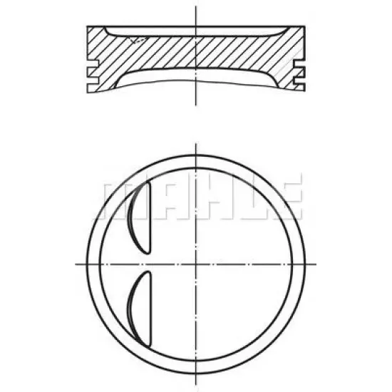 Piston MAHLE ORIGINAL 011 95 00