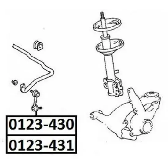 Brat / Bieleta Suspensie, Stabilizator BOTTARI 18135