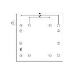 Set Garnituri de Frictiune, Frana Tambur