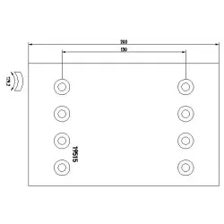 Set Garnituri de Frictiune, Frana Tambur