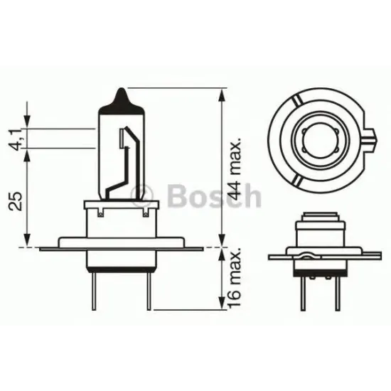 Proiector Ceata, Far Faza Lunga, Far Principal, Bec BOSCH 1 987 302 071