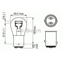 Iluminare Demarcare / Avertizare, Lampa Frana / Lampa Spate, Lumini de Stationare, Lampa Ceata Spate, Lampa Mers Inapoi, Semnalizator, Lampa Frana, Lampa Spate, Bec, Bec