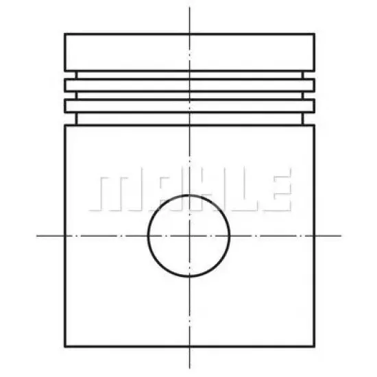 Piston MAHLE ORIGINAL 012 21 00