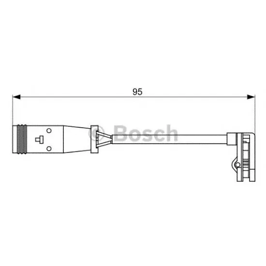 Uzura Placute de Frana, Senzor de Avertizare BOSCH 1 987 473 036