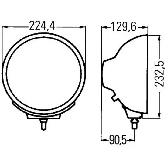 Far Faza Lunga HELLA 1F8 007 560-211