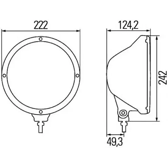 Far Faza Lunga HELLA 1F8 009 797-031