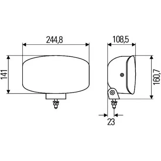 Far Faza Lunga HELLA 1FE 008 773-041