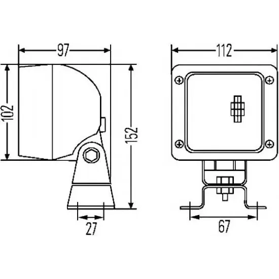 Lumina de Lucru HELLA 1GA 007 506-011