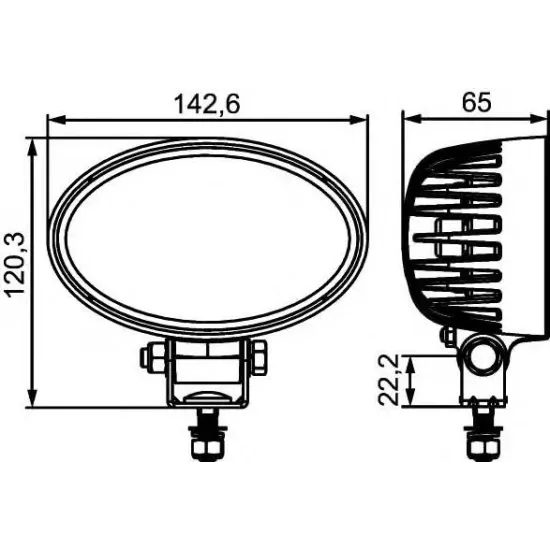 Lumina de Lucru HELLA 1GA 357 001-001