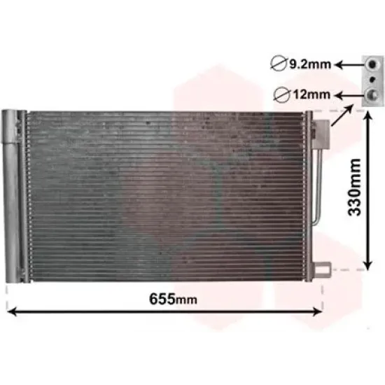 Condensator, Climatizare ABAKUS 016-016-0014