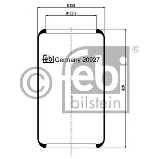 Suspensie Pneumatica, Burduf FEBI BILSTEIN 20927