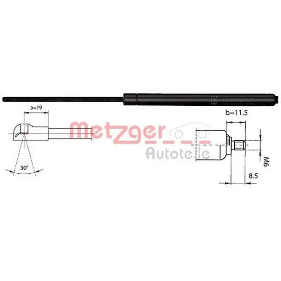 Amortizor Portbagaj METZGER 2110337