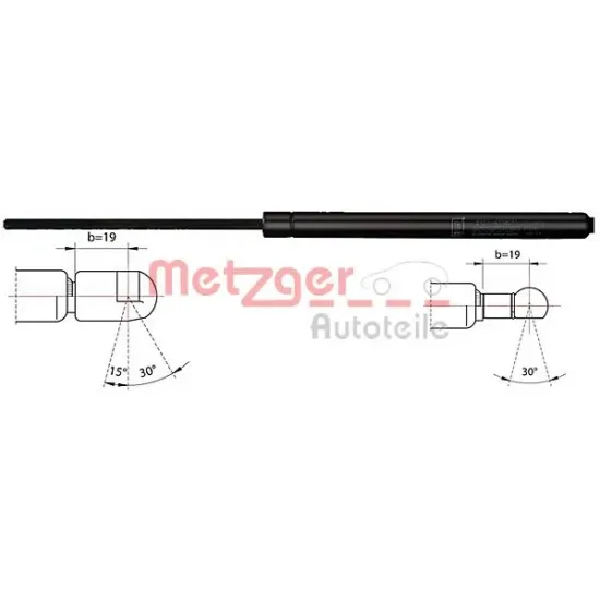 Amortizor Portbagaj METZGER 2110356