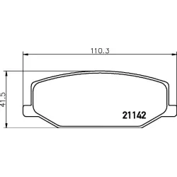 Set Placute Frana, Frana Disc