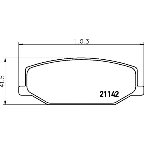 Set Placute Frana, Frana Disc TEXTAR 2114202