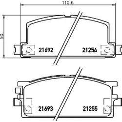 Set Placute Frana, Frana Disc