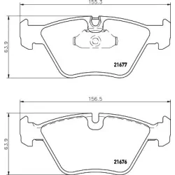 Set Placute Frana, Frana Disc