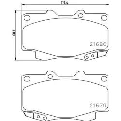 Set Placute Frana, Frana Disc