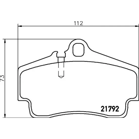 Set Placute Frana, Frana Disc TEXTAR 2179203