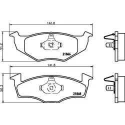 Set Placute Frana, Frana Disc