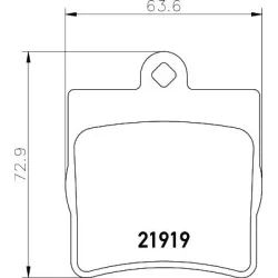 Set Placute Frana, Frana Disc