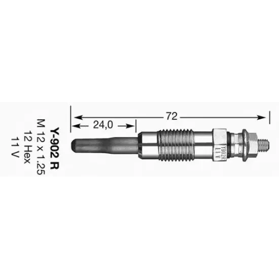 Bujie Incandescenta NGK 2237