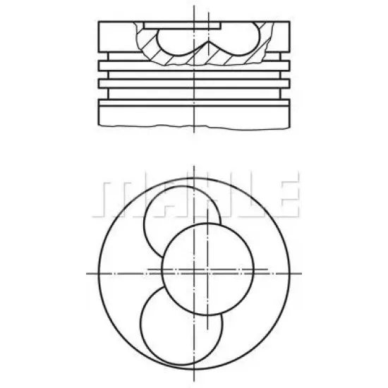 Piston MAHLE ORIGINAL 228 90 00