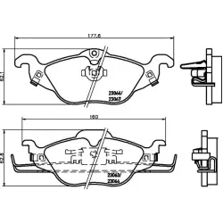 Set Placute Frana, Frana Disc