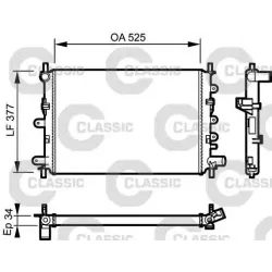 Racire Motor, Radiator