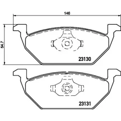 Set Placute Frana, Frana Disc