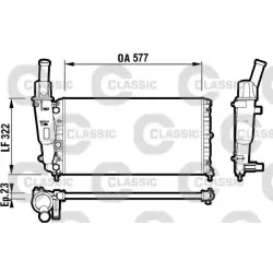 Racire Motor, Radiator