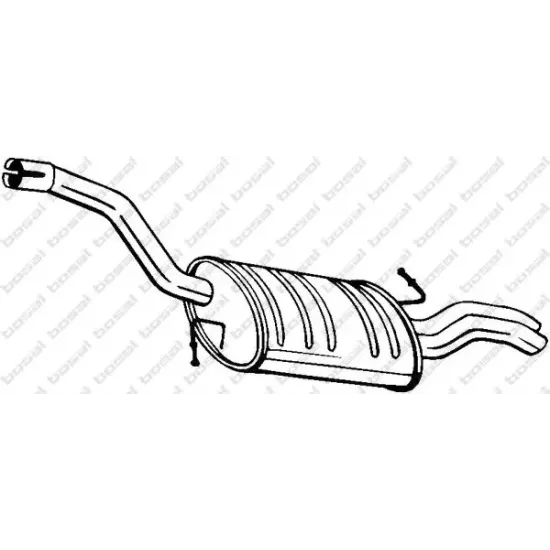 Toba Esapament Finala BOSAL 233-145