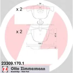 Set Placute Frana, Frana Disc