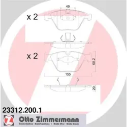 Set Placute Frana, Frana Disc