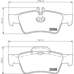 Set Placute Frana, Frana Disc