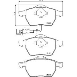 Set Placute Frana, Frana Disc