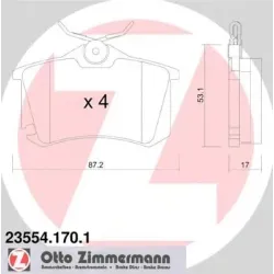 Set Placute Frana, Frana Disc