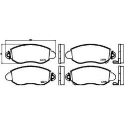 Set Placute Frana, Frana Disc