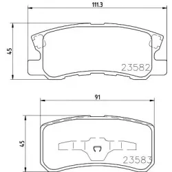 Set Placute Frana, Frana Disc