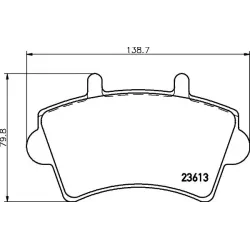 Set Placute Frana, Frana Disc