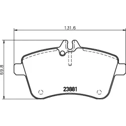 Set Placute Frana, Frana Disc