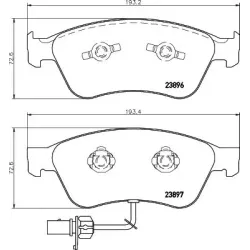 Set Placute Frana, Frana Disc