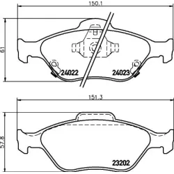 Set Placute Frana, Frana Disc